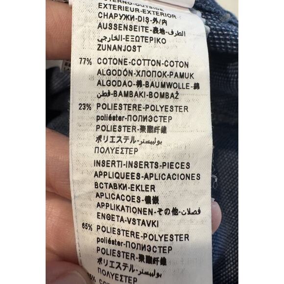 Benetton Jeans Girls Overalls Size XL 10 11 Years Wide Leg Patchwork Party Boho - Picture 8 of 9